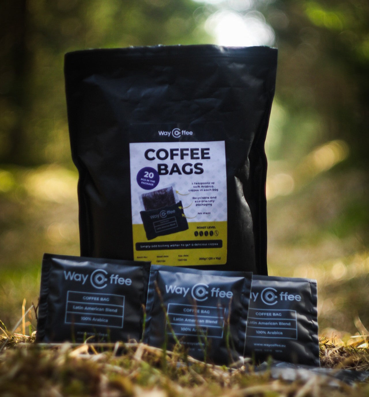 Coffee bags WayCoffee in forest main product picture