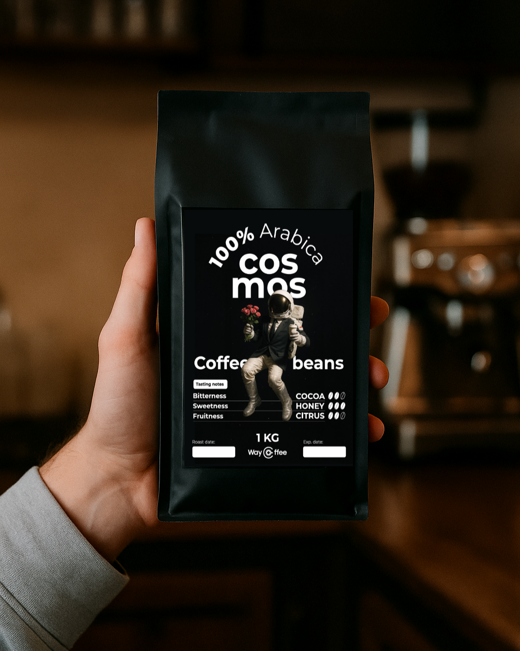 Coffee beans 1kg "Cosmos"