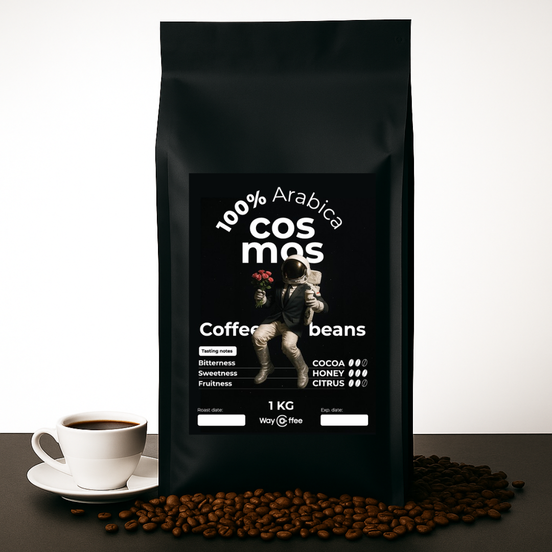 Kafijas pupiņas kosmoss 1kg WayCoffee svaigi grauzdētas galvenā bilde