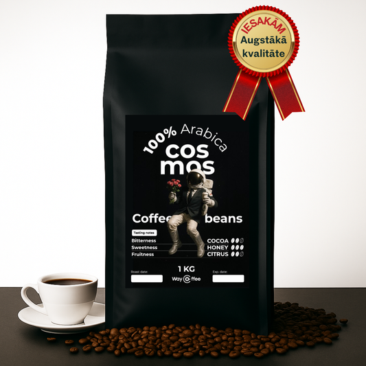 Kafijas pupiņas kosmoss 1kg WayCoffee svaigi grauzdētas galvenā bilde
