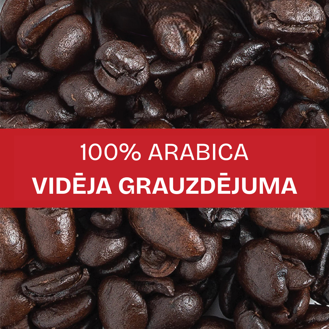 Kafijas pupiņas Cosmos WayCoffee vidēja grauzdējuma tuvplānā