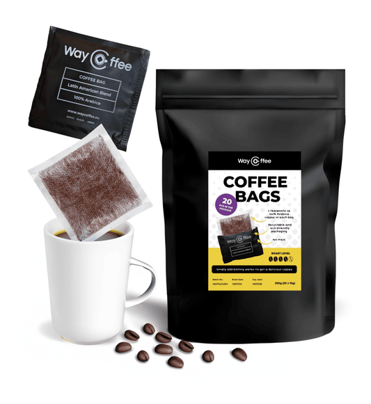 WayCoffee maltas kafijas maisiņi iepakojuma bilde