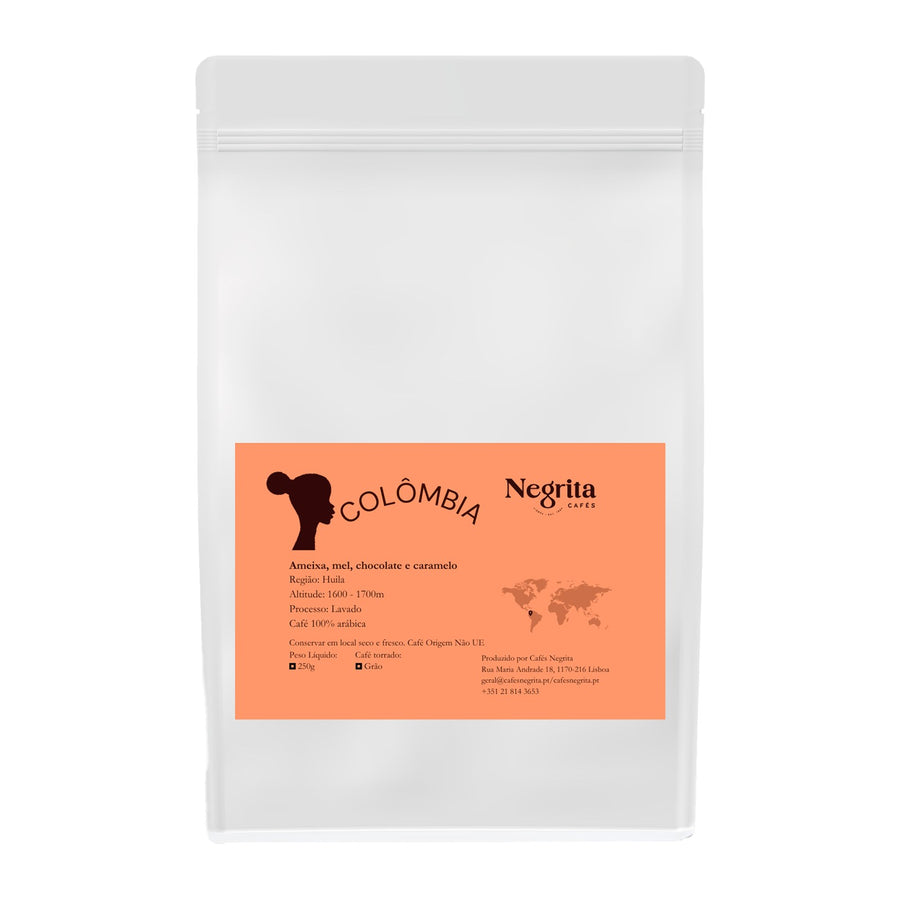 Saco de café de origem única Colômbia 250 g