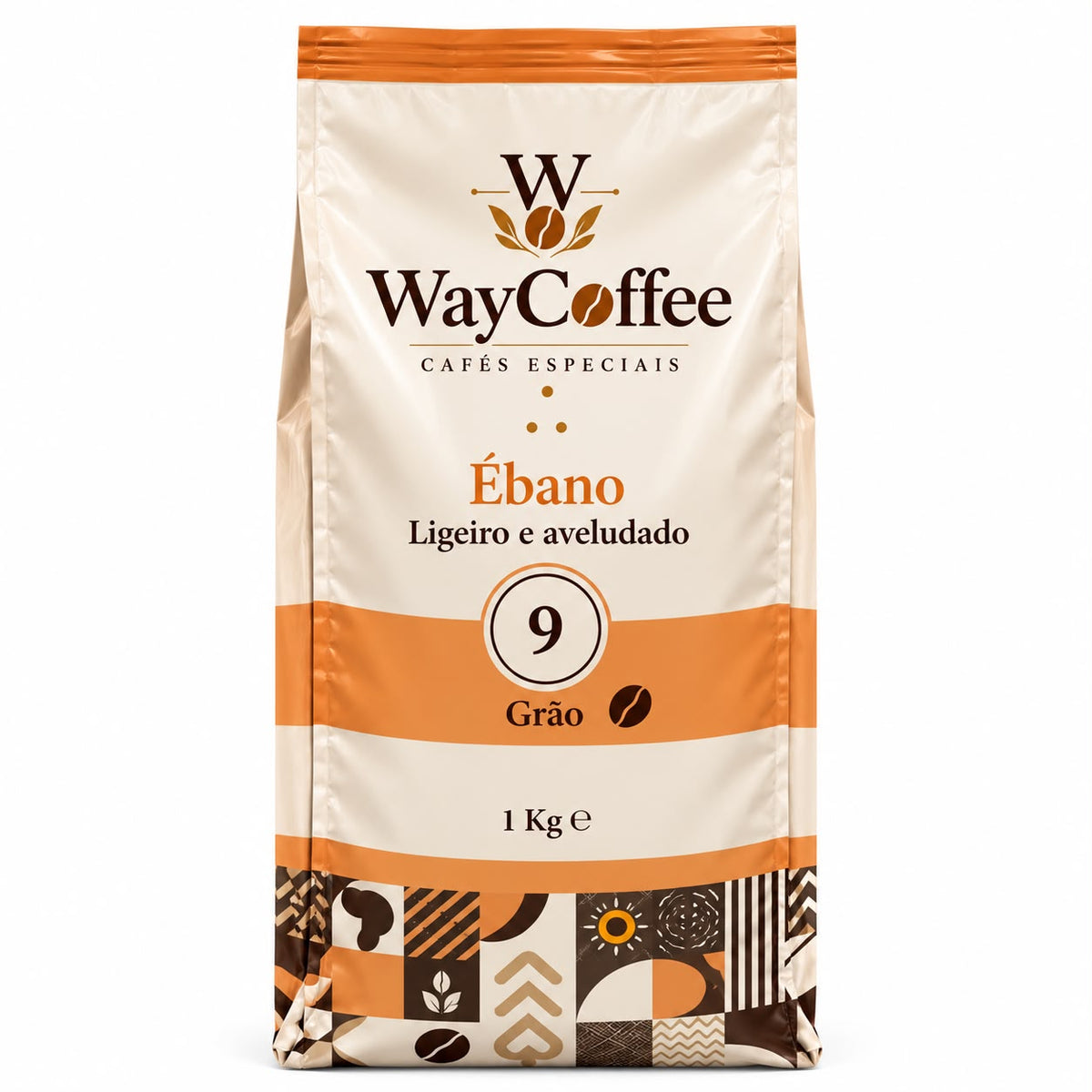 Saco de café WayCoffee Ébano 1 kg grão
