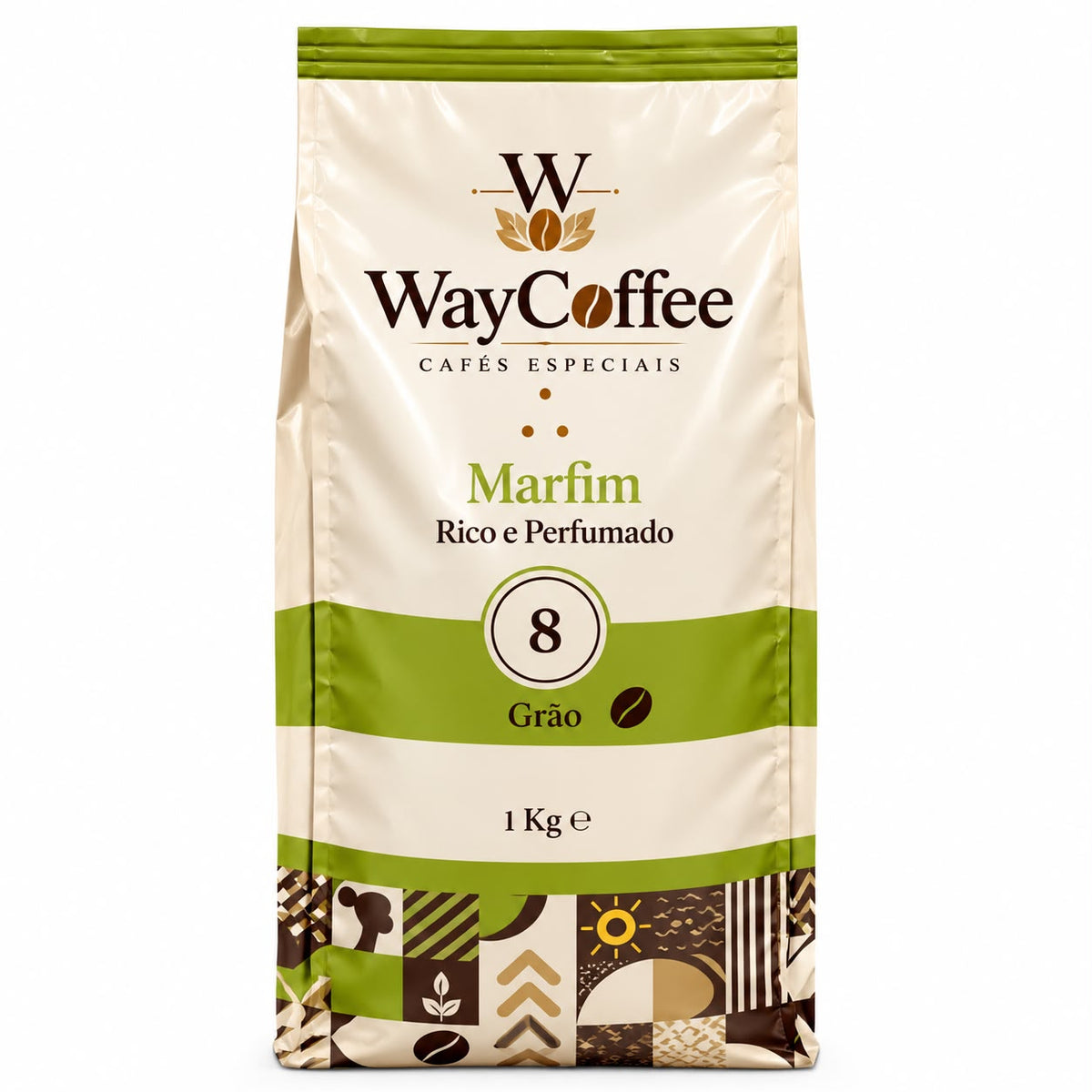 Saco de café WayCoffee Marfim 1 kg grão