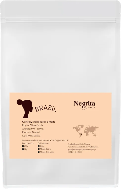 Saco de café de origem única de Brasil