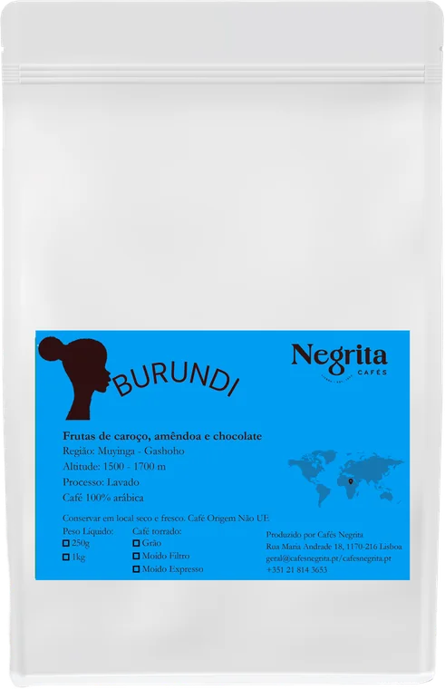 Saco de café de origem única de Burundi