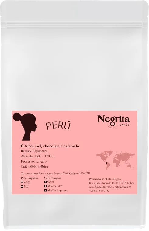 Saco de café de origem única de Peru
