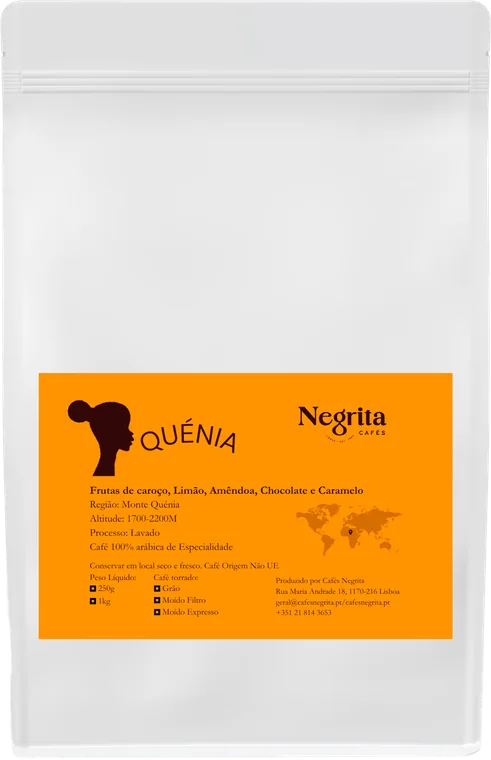 Saco de café de origem única de Quénia