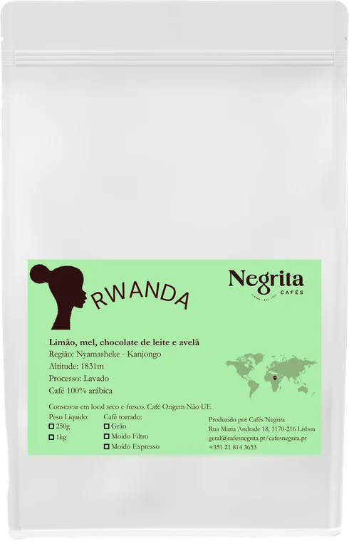 Saco de café de origem única de Ruanda